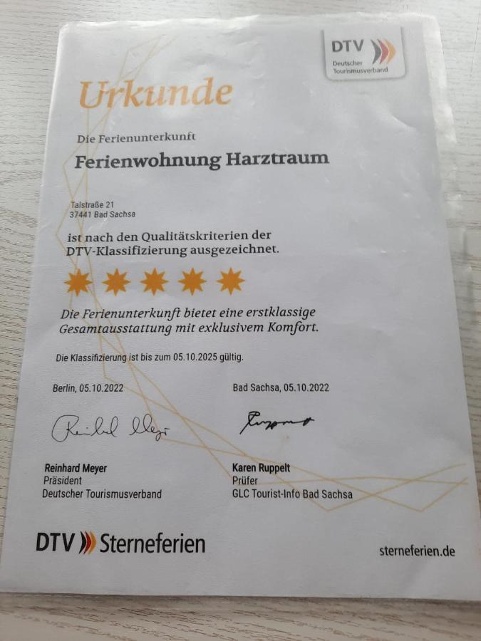 Ferienwohnung Harztraum บัดซัคซา ภายนอก รูปภาพ